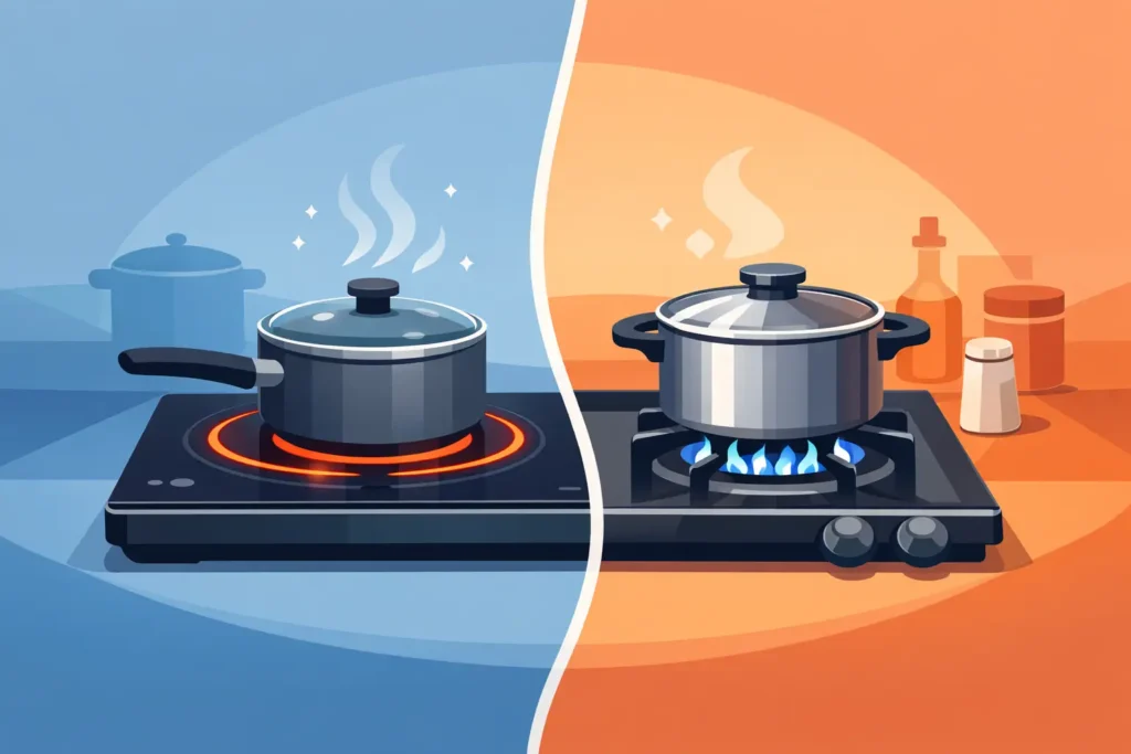 Induction Versus Gas: Which Cooktop Fits?